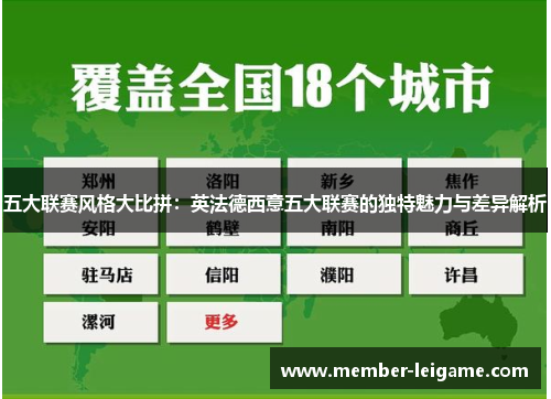 五大联赛风格大比拼:英法德西意五大联赛的独特魅力与差异解析 五大联赛风格大比拼:英法德西意五大联赛的独特魅力与差异解析